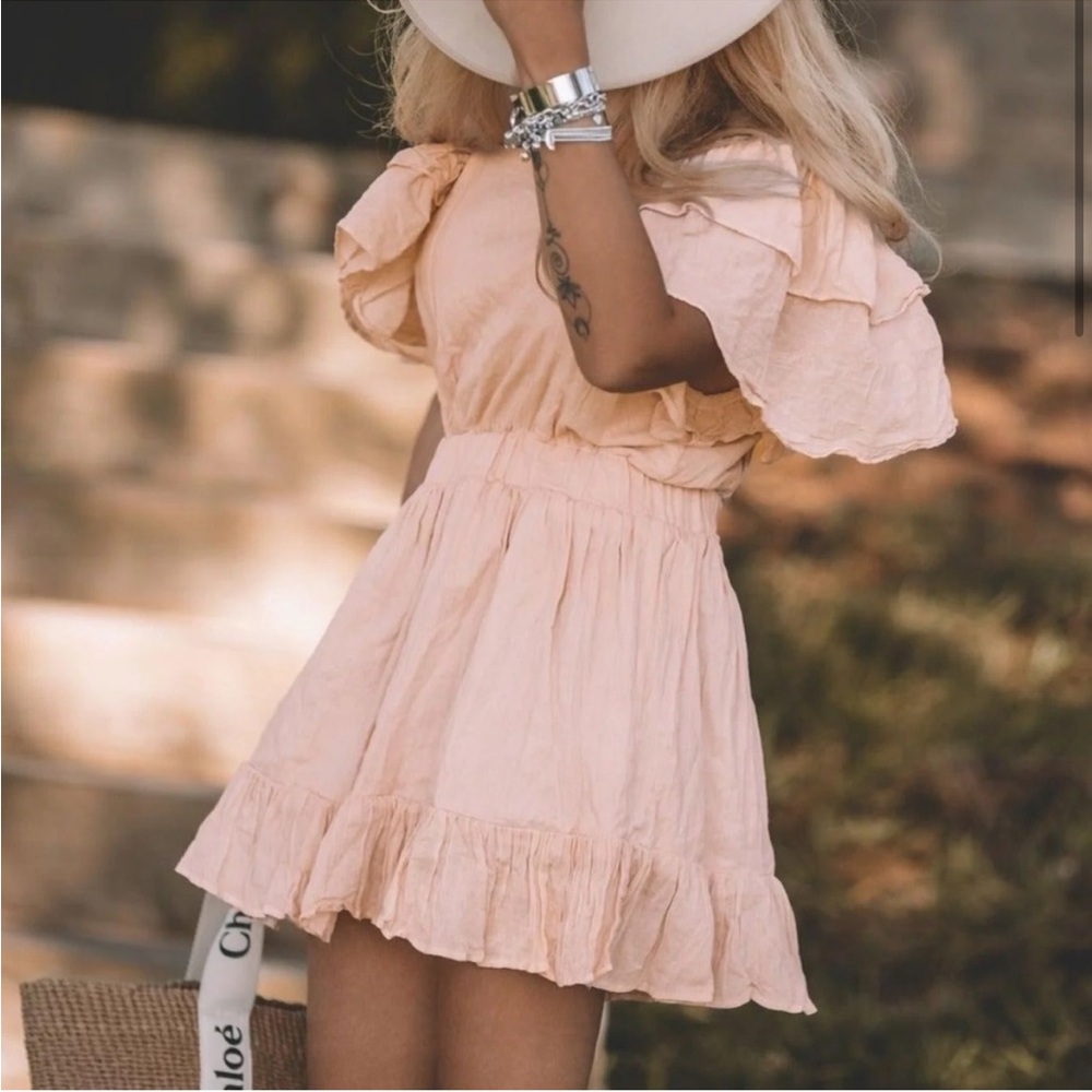 NWT - Jens Pirate Booty Evolution Mini Dress in Jibarita Peach
